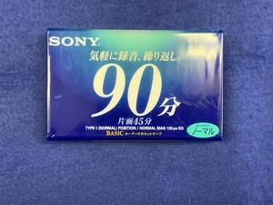 NW60　ＳＯＮＹ　オーディオカセットテープ　ノーマルポジション　往復９０分/片面４５分　ベーシックカセット　カセットテープ　