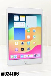 白ロム SIMフリー au SIMロック解除済 Apple iPad mini5 Wi-Fi+Cellular 256GB iPadOS17.5.1 シルバー MUXD2J/A 初期化済 【m024106】