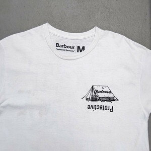 Barbour／Engineered Garments コラボ Tシャツ バブアー × エンジニアードガーメンツ 半袖Tシャツ キャンプ アウトドア