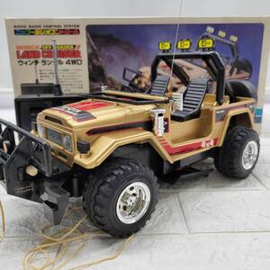 同梱不可★【在庫処分価格】訳あり NIKKO ウィンチランクル 4WD ランドクルーザー ニッコー フィギュア ラジコン 動作品☆12-363J