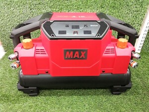 中古美品 MAX マックス 11L 高圧専用 エアコンプレッサ AK-HH1310E レッド