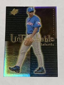 アレックス ロドリゲス ALEX RODRIGUEZ 2001 UD UPPER DECK SPX UNTOUCHABLE TALENTS INSERT YANKEES RANGERS 即決