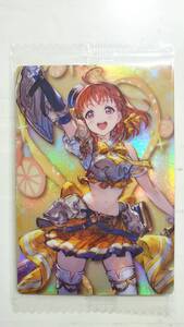 グランブルーファンタジー×ラブライブ!サンシャイン ツインウエハース Aqours キャラクターカード ホログラムレアver. 01R 高海千歌 新品