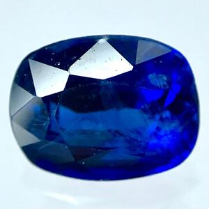 ソ付き!!1円〜!!◆天然サファイア　0.848ct◆d 約5.93×4.67×3.31mm ルース 裸石 宝石 コランダム サファイア sapphire w3/352