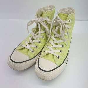 ◇ CONVERSE コンバース 1SC333 オールスター ハイカットスニーカー サイズ24.0 ライム レディース E