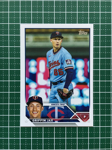 ★TOPPS MLB 2023 SERIES 2 #595 GRIFFIN JAX［MINNESOTA TWINS］ベースカード「BASE」★