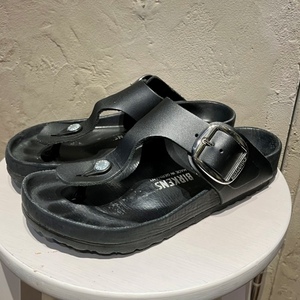  BIRKENSTOCK ビルケンシュトック UNITED ARROES 別注 GIZEH BIG BUCKLE ギゼ ビッグバックル ブラック 24cm サンダル 【代官山11】