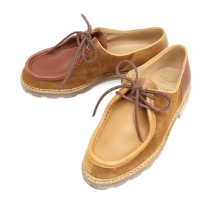 【中古】パラブーツ Paraboot YMC別注 ミカエル チロリアンシューズ ブラウンxベージュ【サイズ40】