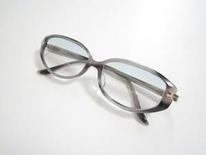 籠◆NINA RICCI　NR26056　ニナリッチ　スクエア型　グレーササ　+2.00＆+4.00　老眼鏡　程度良品