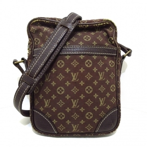 ルイヴィトン LOUIS VUITTON ショルダーバッグ M95228 ダヌーブ モノグラムミニ・キャンバス×レザー エベヌ TH1006 バッグ