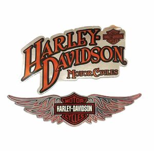 USA 当時物 2008 デカール Harley-Davidson ステッカー ハーレーダビッドソン シール 防水 タンク ガレージ USA製 ロゴ