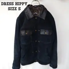 Dress hippy ドレスヒッピー スエード 革ジャン S メンズ ブラック