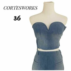 CORTESWORKS コルテスワークス　デニム　セットアップ　パンツ　36