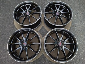 美品 86 BRZ プリウス 鍛造 RAYS ボルクレーシング G25 CB 18インチ 8J+45 PCD100 5穴 4本