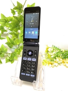 au SIMフリー カメラレス 携帯 GRATINA KYF37 KYOCERA 4Gガラホ 動作OK/初期化済★ 判定〇 送料無料 (ポスト投函）携帯電話 A6086