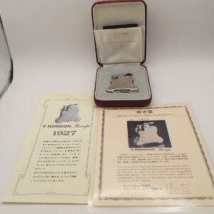 ◎RONSON ロンソン 1927/ silver925 / ガスライター 喫煙具 着火未確認 認定証◎SH