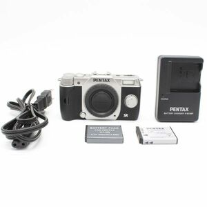 ショット数808！■極上品■ PENTAX Q10 ボディ シルバー