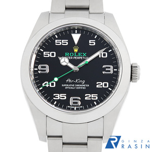ロレックス エアキング 116900 ブラック ランダム番 中古 メンズ 腕時計　