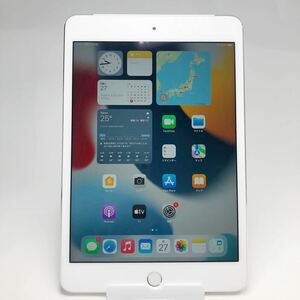 【2175】1スタ☆Apple☆iPad mini第4世代　Wi-Fi+Cellular 16GB☆シルバー☆利用制限○☆SIMフリー