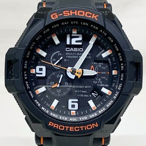 ［ジャンク］ CASIO カシオ G-SHOCK ジーショック MASTER OF G マスターオブジー GW-4000 オレンジ 箱、説明書有 腕時計