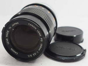 ★特上品★ キヤノン CANON FD 135ｍｍ Ｆ3.5 S.C. ★完動品 ★前後キャップ付き ＃A1287