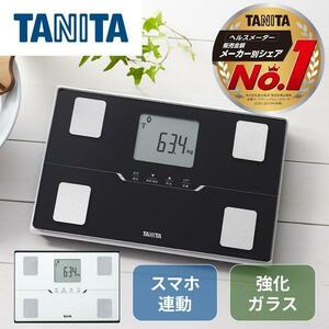 TANITA タニタ BC-768-BK メタリックブラック 黒 体組成計 薄型 軽い 軽量 スマホ 連動 アプリ 管理 bluetooth 健康管理 YT349