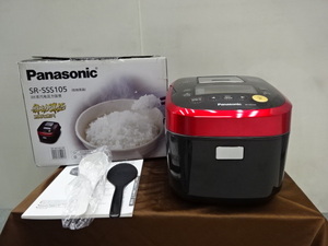 【店頭展示未使用品】《海外仕様 》 炊飯器 Wおどり炊き SR-SSS105[5.5合 /IH] Panasonic｜パナソニック