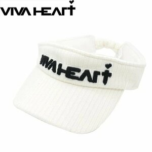 ★VIVA HEART ビバハート レディース ニット サンバイザー（ホワイト） 013-56060★送料無料★