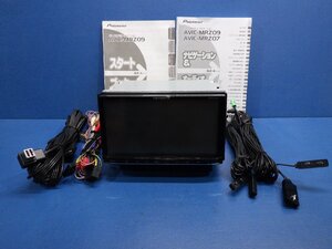 カロッツェリア メモリーナビ AVIC-MRZ09 DVD VD フルセグ Bluetooth 地図2011年 USBケーブル付き 18cm 2DIN