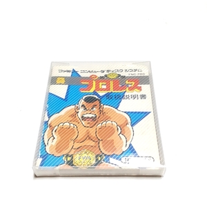 ディスクカード：A面・プロレス　B面・パックマン［動作品］外箱あり、説明書（プロレス）あり