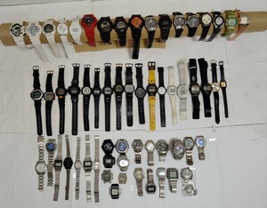 カシオ　CASIO G-SHOCK など腕時計60本大量まとめGA-400 GA-110C GW-M850 BGA-116 BGD-560 GA-100B GA-110RG DW-6900 GD-100HC 