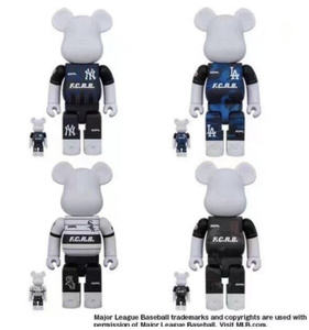 送料無料 新品未開封 BE@RBRICK FCRB MLB 100%&400% 4体セット ベアブリック MEDICOM TOY メディコムトイ メジャーリーグ