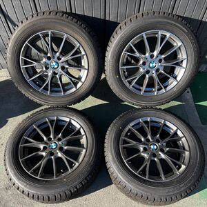 美品 BMW 2シリーズ 218d スタッドレス 2022年製造 205/60R16 ランフラット RFT 7J ET52 PCD112 4本 セット X1 手渡しOK 埼玉から MAK