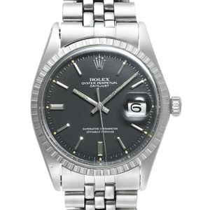 1971年頃 USAブレス付き ROLEX デイトジャスト マットブラック Ref.1603 アンティーク品 メンズ 腕時計