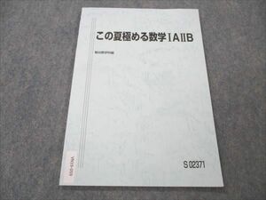 VN19-059 駿台 この夏極める数学IAIIB 未使用 2019 清央弘 06s0B