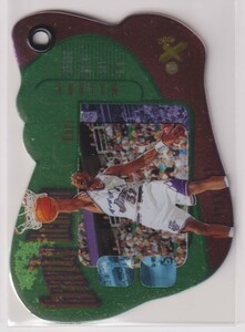 NBA KARL MALONE 1997-98 FLEER SkyBox E-X 2001 BASKETBALL Gravity Denied Certified 12 of 20GD ODDS 1:24 カール・マローン