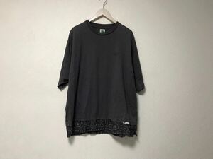 本物エレファントブランドELEPHANTBRANDジャーナルスタンダードレリュームコットンプリントペイズリー柄半袖TシャツメンズゴルフグレーL