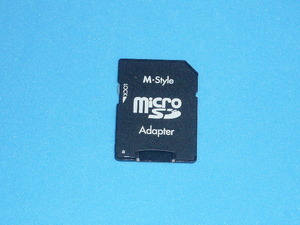micro SD adapter マイクロ　SD アダプター M-Style