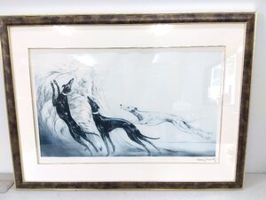 ◆Louis Icart／ルイ・イカール◆Coursing Ⅱ／コージングⅡ◆ポスター◆芸術◆リトグラフ◆版画◆f24