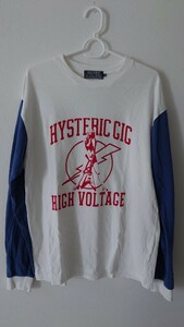 ヒステリックグラマー　HYSTERIC GLAMOUR　ロンT 長袖Tシャツ　サイズＭ　送料無料