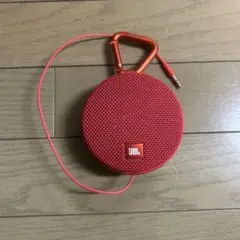 JBL ワイヤレススピーカー レッド カラビナ付き