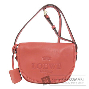 LOEWE ロエベ ロゴ ショルダーバッグ レザー レディース 中古