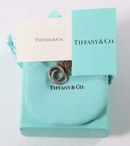 TIFFANY＆Co ティファニー 925 刻印 シルバー インターロッキングサークルネックレス アクセサリー 箱付き 4594-AM