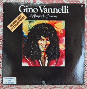 LP●非売品　Gino Vannelli/A Pauper In Paradise/A&M　SP-4664　ポスター付属　ジノ・ヴァネリ