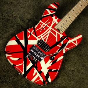 EVH Striped Series Red with Black Stripes