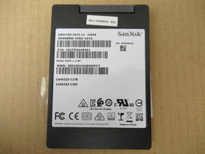 ♪♪1円 ～スタート Sandisk X600 SSD SATA 256GB 2.5インチ 中古 使用時間:2607H♪♪