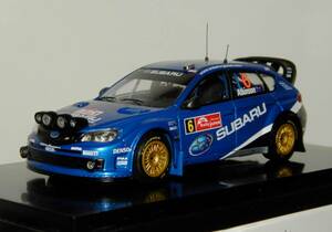 ixo イクソ 1/43 スバル インプレッサ WRC 2008ラリー・ジャパン 4位 #6 クリス・アトキンソン ナイトステージ仕様