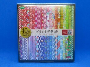 ショウワノート おりがみ 40柄プリント千代紙 NO.23-1986 ★未開封品・送料無料★