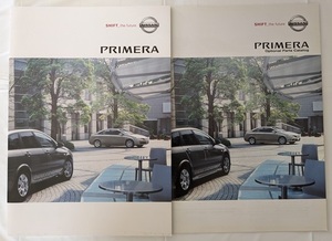 プリメーラ　(OP12, TP12, RP12, TNP12, WTP12, WRP12, WTNP12)　車体カタログ＋オプショナル　2003年7月　PRIMERA　古本　管理№ 6080 ⑱