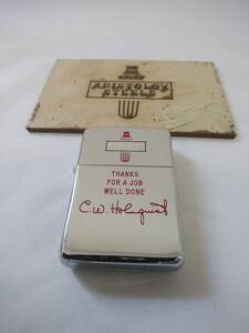 【送料無料】【未使用】ZIPPO 1962年ハイポリッシユ エッチング色有り 美品